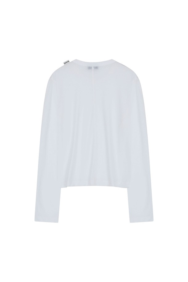 VIS Ā VIS  - 긴소매 티셔츠 - COTTON LS CENTER BACK SEAM TEE SHIRT (4COLORS)