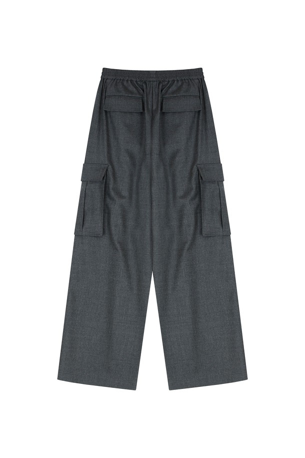 VIS Ā VIS  - 롱/미디팬츠 - [PF24] WOOL CARGO EASY PANTS