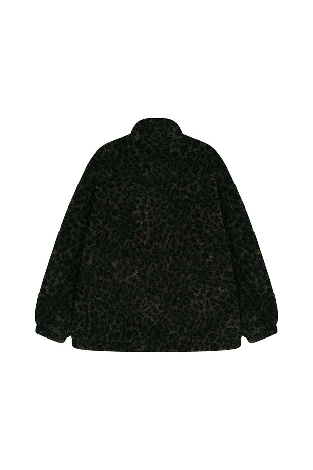 VIS Ā VIS  - 점퍼 - [FW24] LEOPARD OVERSIZED FLEECE ZIP UP JACKET