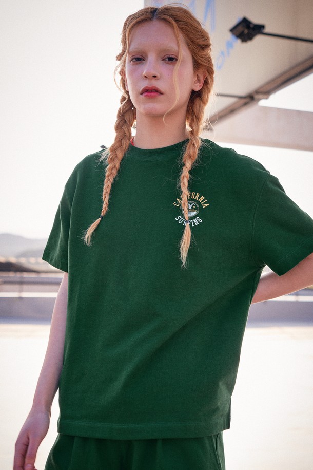 GENERAL IDEA - 반팔티셔츠 - [23SS] UNISEX 파라다이스 반팔 티셔츠 [GREEN] / SBC2U51030