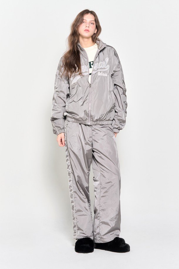 GENERAL IDEA - 캐주얼팬츠 - [23FW] UNISEX 파이핑 트랙 팬츠 [GREY] / SBC3U56001