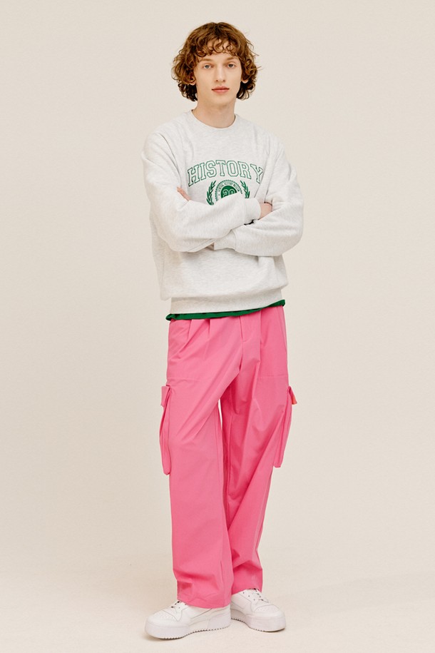 GENERAL IDEA - 캐주얼팬츠 - [23SS] UNISEX 투턱 카고 팬츠 [PINK] / SBC2U11024