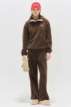 [23FW] UNISEX 하이넥 플리스 맨투맨 세트 [BROWN] / SBC4U02015SET