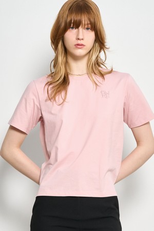 [24SS] WOMAN GNRL 실켓 스판 티셔츠 [PINK] / WBD1L01503