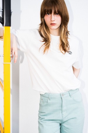 [24SS] UNISEX 쿨링 로고 반팔 티셔츠 [WHITE] / SBD1U01001