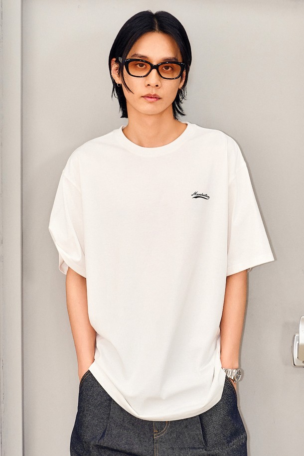 GENERAL IDEA - 반팔티셔츠 - [24SS] UNISEX 맨하탄 반팔 티셔츠 [WHITE] / SBD2U01013