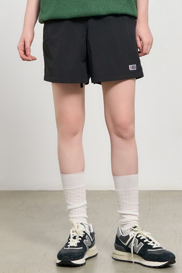 GENERAL IDEA - 하프팬츠 - [24SS] UNISEX 베이직 밴딩 쇼츠 [BLACK] / SBD2U12006