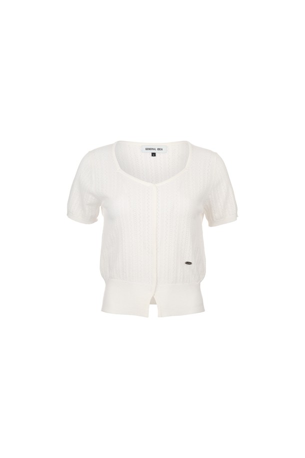 [24SS] 우먼 스카시 슬릿 하프 니트 [화이트] / WBD2L05540는 여성용 상의 니트/스웨터입니다. 시원한 여름에 어울리는 얇은 두께감과 부드러운 촉감의 레이온, 폴리에스터 혼방 소재로 제작되었습니다. 베이직한 스타일의 브이넥 반소매 디자인에, 스카시 패턴과 슬릿 디테일로 포인트를 더했습니다. 레귤러핏으로 편안하게 착용 가능하며, 데이트룩, 카페룩 등 다양한 TPO에 미니멀, 캐주얼, 클래식 스타일로 연출하기 좋습니다. 비침이 약간 있으며, 신축성이 있어 활동성을 높였습니다.
