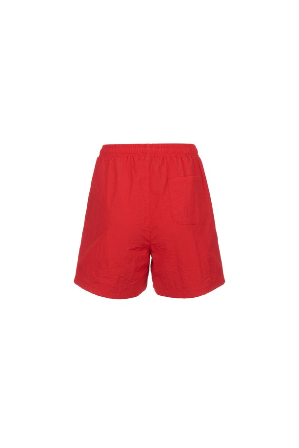 GENERAL IDEA - 하프팬츠 - [24SS] UNISEX 베이직 밴딩 쇼츠 [RED] / SBD2U12006