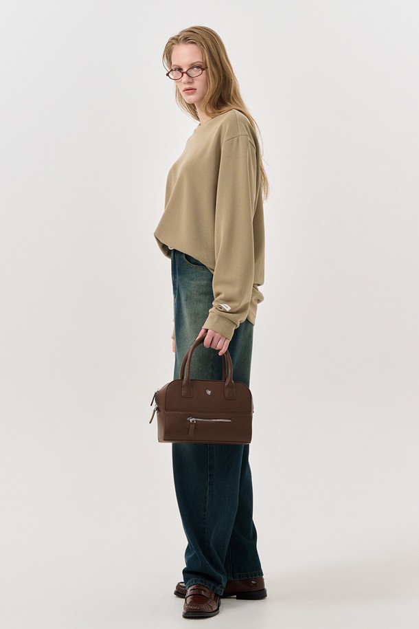 GENERAL IDEA - 긴팔티셔츠 - [24FW] UNISEX 베이직 사카리바 롱 슬리브 티 [BEIGE] / SBD3U01007