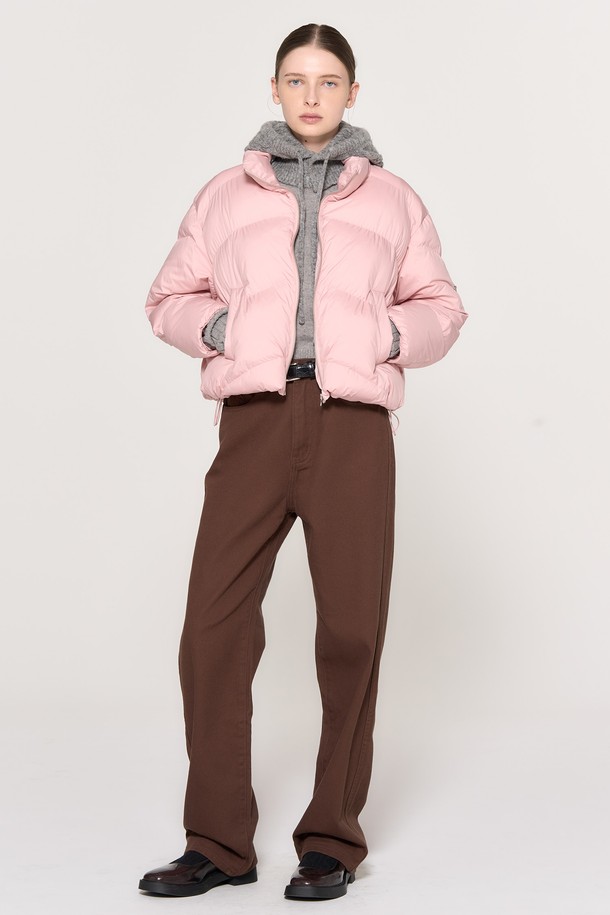 GENERAL IDEA - 데님 - [24FW] WOMAN 데일리 기모 코튼 데님 팬츠 [BROWN] / WBD3L11505