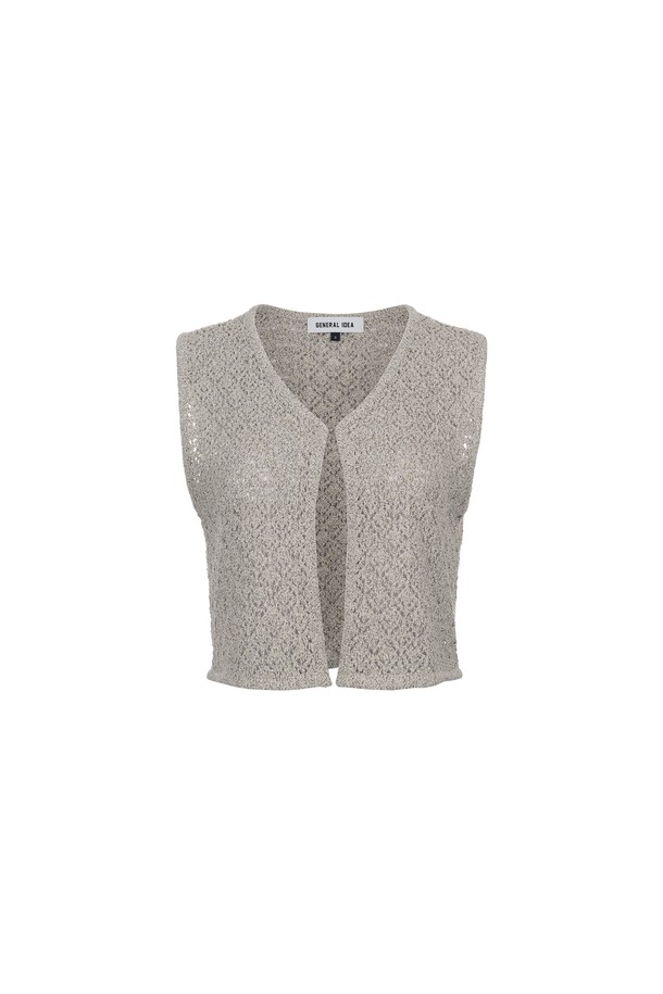 [24SS] 우먼 펀칭 니트 오픈 베스트 [라이트 그레이] / WBD2L06529는 봄, 여름, 가을에 활용하기 좋은 여성용 베스트입니다. 라이트 그레이 컬러의 스탠다드 핏 크롭 기장으로, 펀칭 디테일이 돋보이는 디자인입니다. 브이넥 민소매 스타일로, 데이트룩, 카페룩, 쇼핑룩 등 다양한 TPO에 매치하기 좋습니다. 아크릴과 폴리에스터 혼방 소재로 제작되어 신축성이 있으며, 비침이 있어 레이어드하여 스타일리시하게 연출할 수 있습니다. 미니멀, 캐주얼, 클래식 스타일을 즐겨 입는 여성에게 추천합니다.
