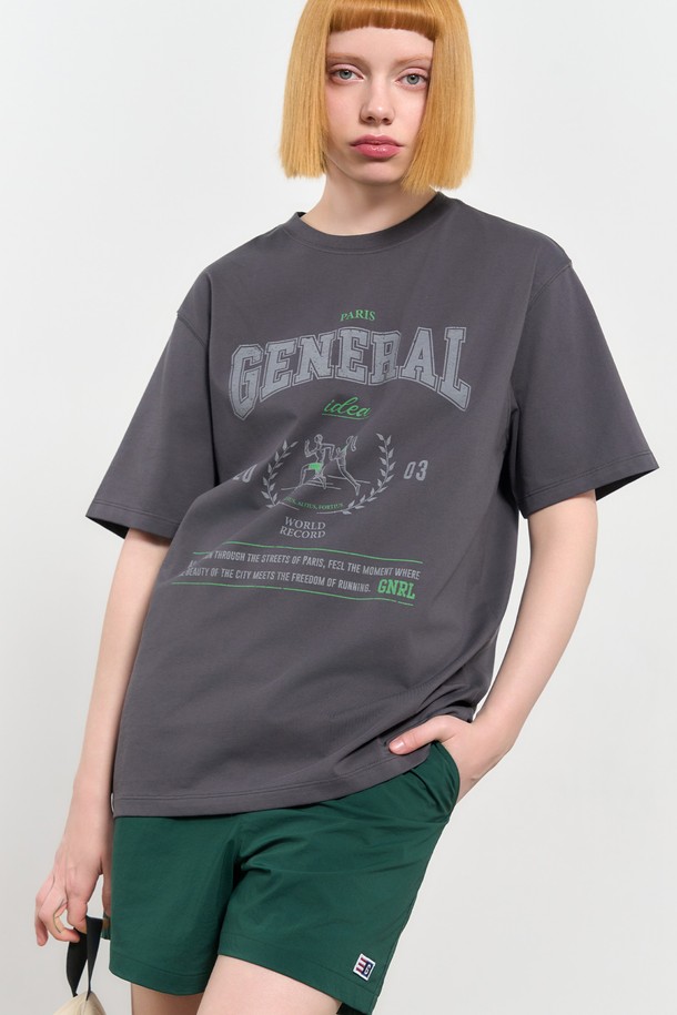 GENERAL IDEA - 하프팬츠 - [24SS] UNISEX 베이직 밴딩 쇼츠 [GREEN] / SBD2U12006