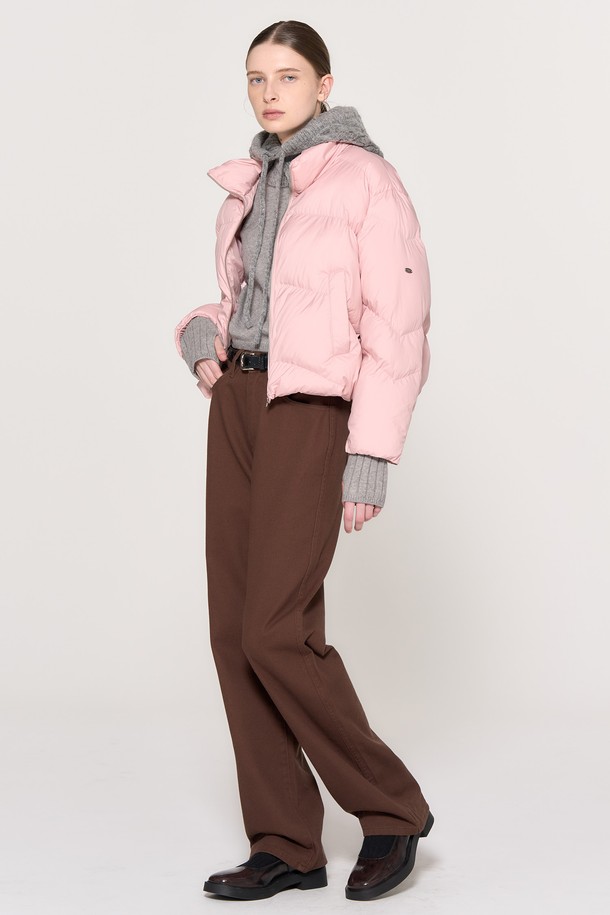 GENERAL IDEA - 데님 - [24FW] WOMAN 데일리 기모 코튼 데님 팬츠 [BROWN] / WBD3L11505