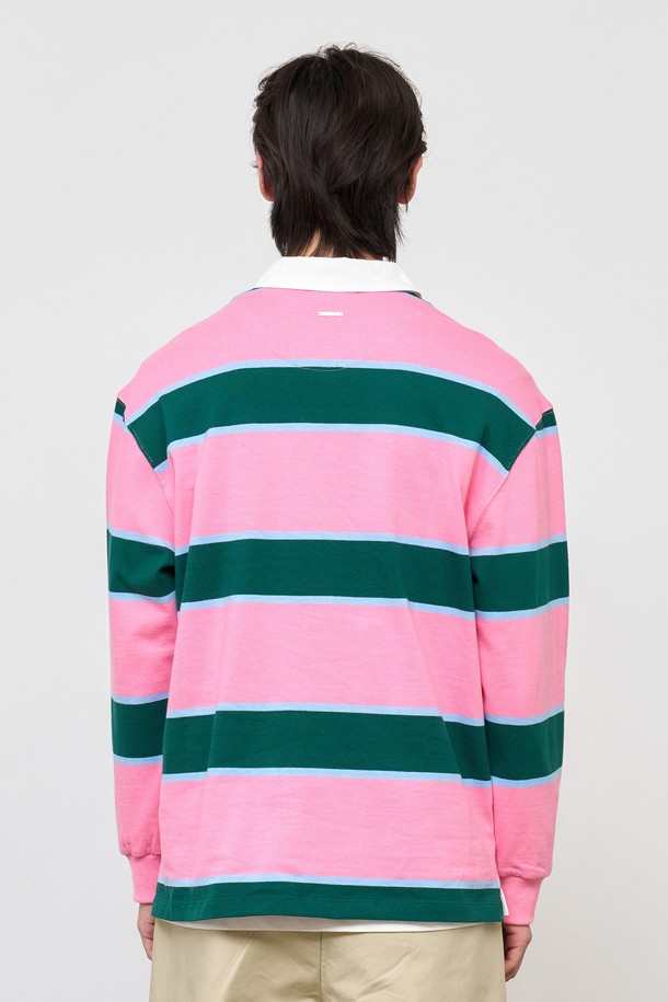 GENERAL IDEA - 긴팔티셔츠 - [25SS] UNISEX 클래식 럭비 티셔츠 [PINK] / SBE1U01008