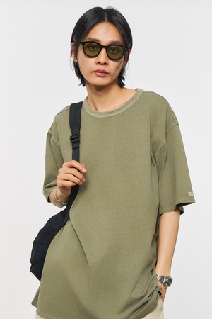 [24SS] UNISEX 피그먼트 베이직 반팔티 [KHAKI] / SBD2U01011