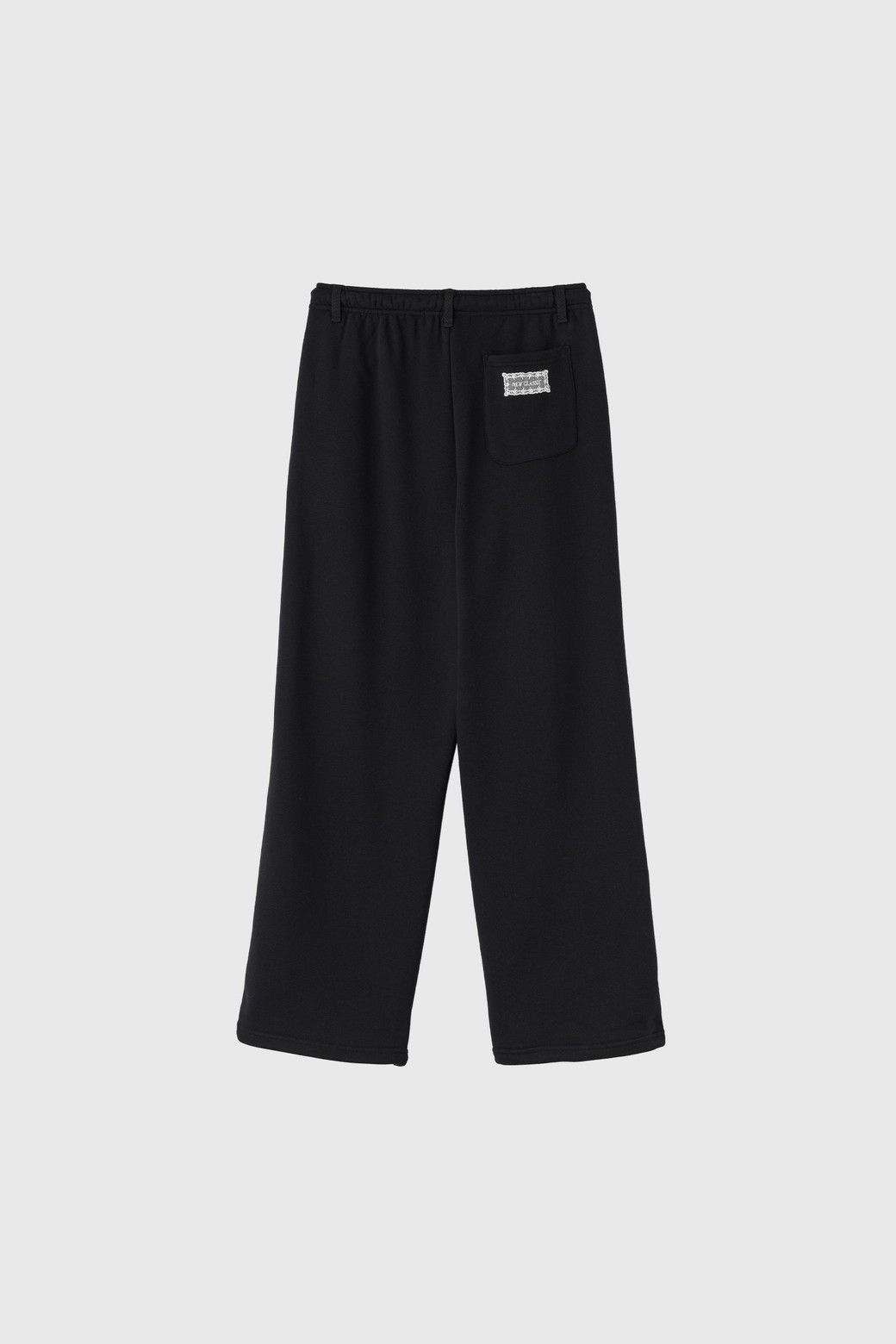 GENERAL IDEA - 롱/미디팬츠 - [25SS] WOMAN 레이스 트리밍 스웨트 팬츠 [BLACK] / WBE2L11505
