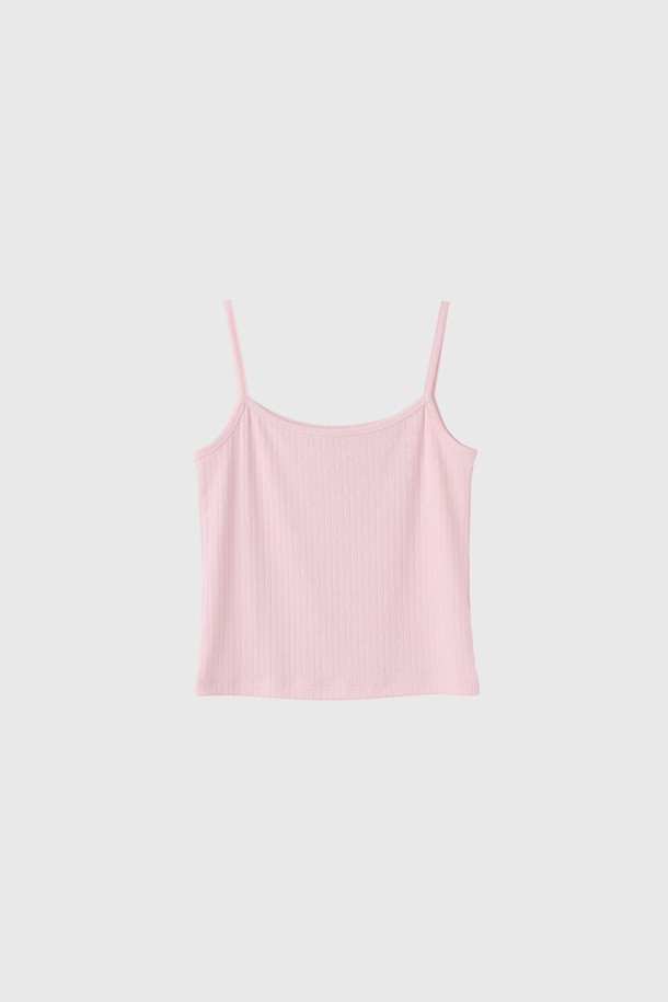 GENERAL IDEA - 민소매티셔츠 - [25SS] WOMAN 아일렛 슬리브리스 [PINK] / WBE2L01518