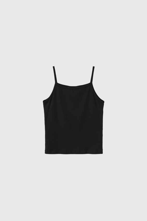 GENERAL IDEA - 민소매티셔츠 - [25SS] WOMAN 네로우 스트랩 슬리브리스 [BLACK] / WBE2L01521