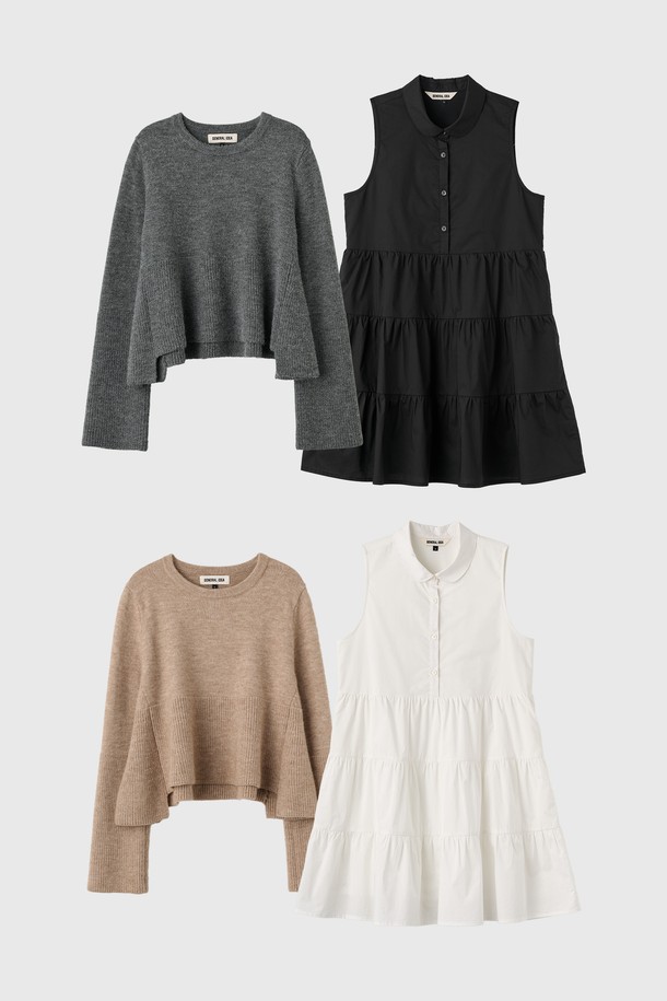 25FW] WOMAN 니트 러플 셔츠 원피스 [2COL] / WBE4L15510는 클래식한 무드의 여성 원피스입니다. 차콜, 베이지 2가지 색상으로 출시되었으며, 봄, 가을, 겨울 계절에 착용하기 좋습니다. 아크릴, 폴리에스테르, 나일론, 면 혼방 소재로 제작되어 부드러운 촉감을 선사합니다. 레이어드 디자인과 러플 디테일, 버튼 디테일이 특징이며, 스탠다드핏에 A라인 치마타입으로 여성스러운 실루엣을 연출합니다. 데이트룩, 카페룩, 모임룩 등 다양한 TPO에 미니멀하고 걸리시한 스타일을 더해줍니다.
