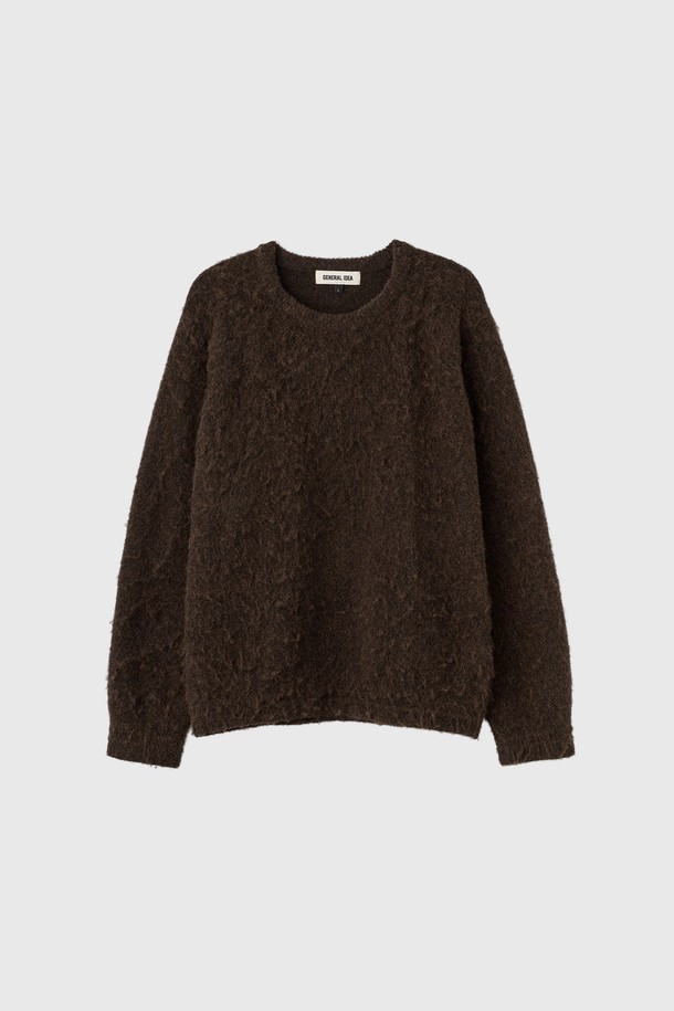 [25FW] UNISEX 헤어리 니트 풀오버 [4COL]는 가을, 겨울 시즌에 어울리는 유니섹스 상의입니다. 부드러운 울과 아크릴 혼방 소재로 제작되어 포근한 착용감을 선사하며, 두꺼운 두께감으로 보온성을 높였습니다. 오버핏 라운드넥 디자인에 헤어리 텍스처가 더해져 베이직하면서도 캐주얼한 스타일을 연출합니다. 다양한 룩에 매치하기 좋은 브라운 컬러의 긴소매 니트 스웨터입니다.
