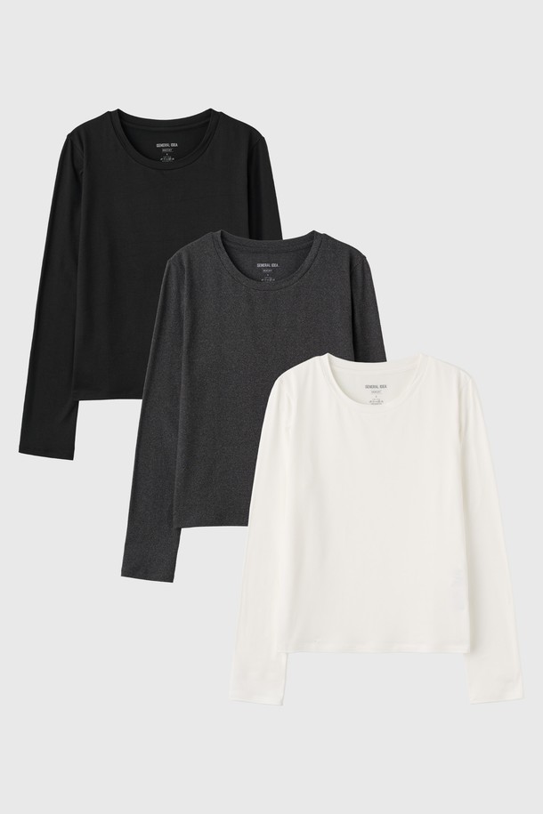 **[25FW] WOMAN 히트젯 라운드넥 티셔츠 [3COL] / WBE4L01515**

미니멀하고 베이직한 스타일의 여성용 히트젯 라운드넥 티셔츠입니다. 가을, 겨울 시즌에 적합하며, 부드러운 면 소재로 제작되어 편안한 착용감을 선사합니다. 발열 기능을 갖춘 두꺼운 소재로 보온성을 높였으며, 히트젯 기술을 적용하여 추운 날씨에도 따뜻하게 입을 수 있습니다. 라운드넥 디자인과 레귤러핏으로 다양한 스타일의 출근룩에 활용하기 좋습니다. 블랙, 화이트 2가지 색상으로 출시되었습니다.
