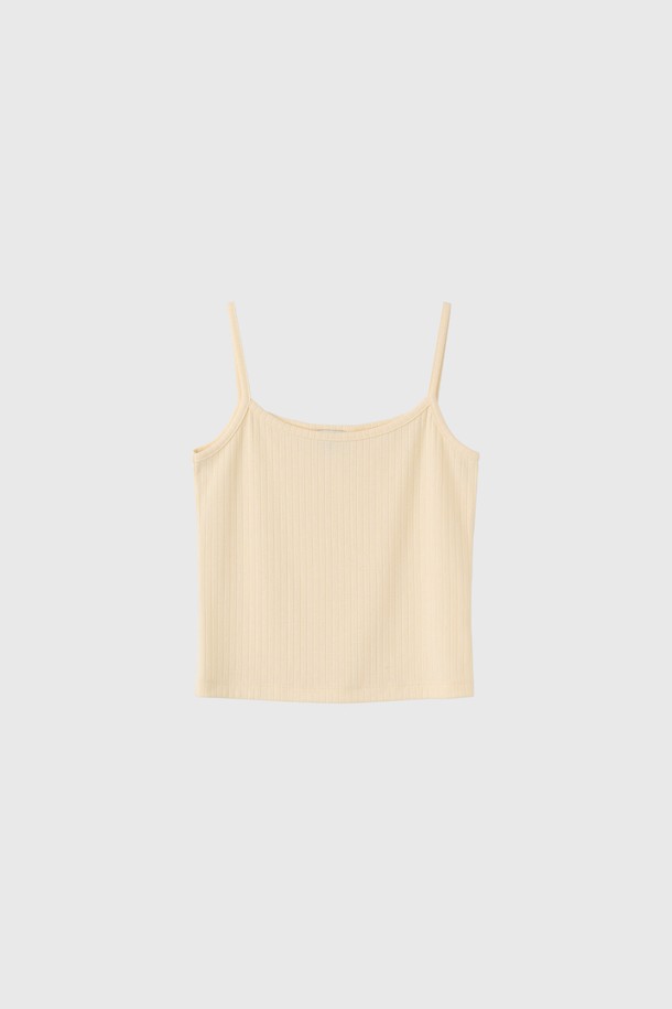 GENERAL IDEA - 민소매티셔츠 - [25SS] WOMAN 아일렛 슬리브리스 [CREAM] / WBE2L01518