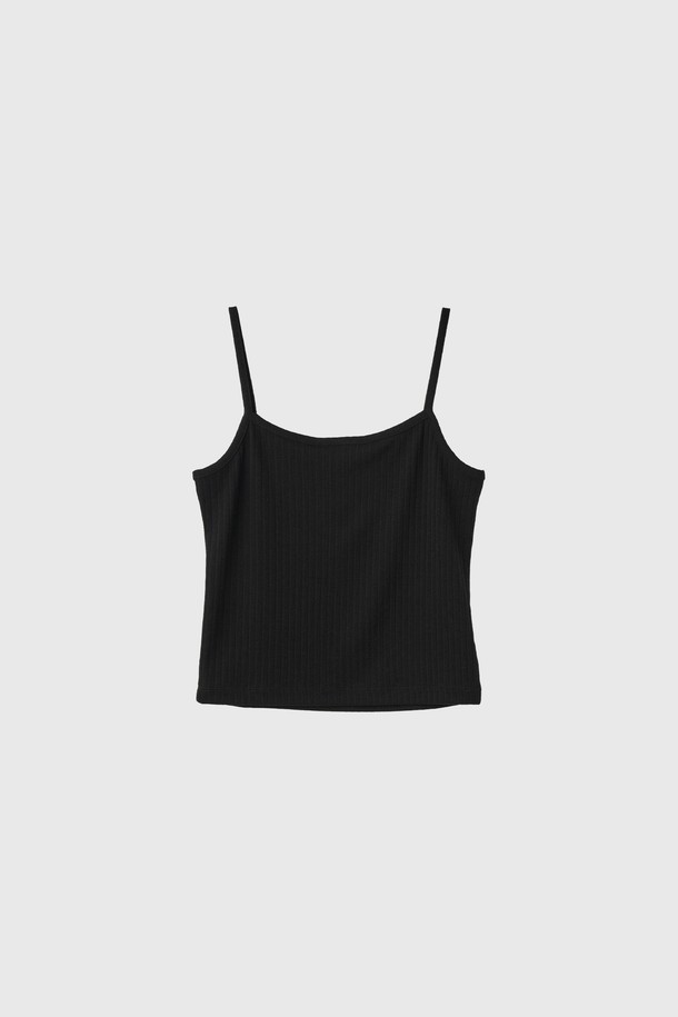 GENERAL IDEA - 민소매티셔츠 - [25SS] WOMAN 아일렛 슬리브리스 [BLACK] / WBE2L01518