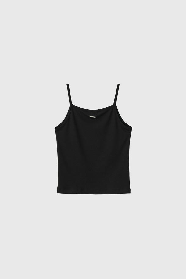 GENERAL IDEA - 민소매티셔츠 - [25SS] WOMAN 네로우 스트랩 슬리브리스 [BLACK] / WBE2L01521