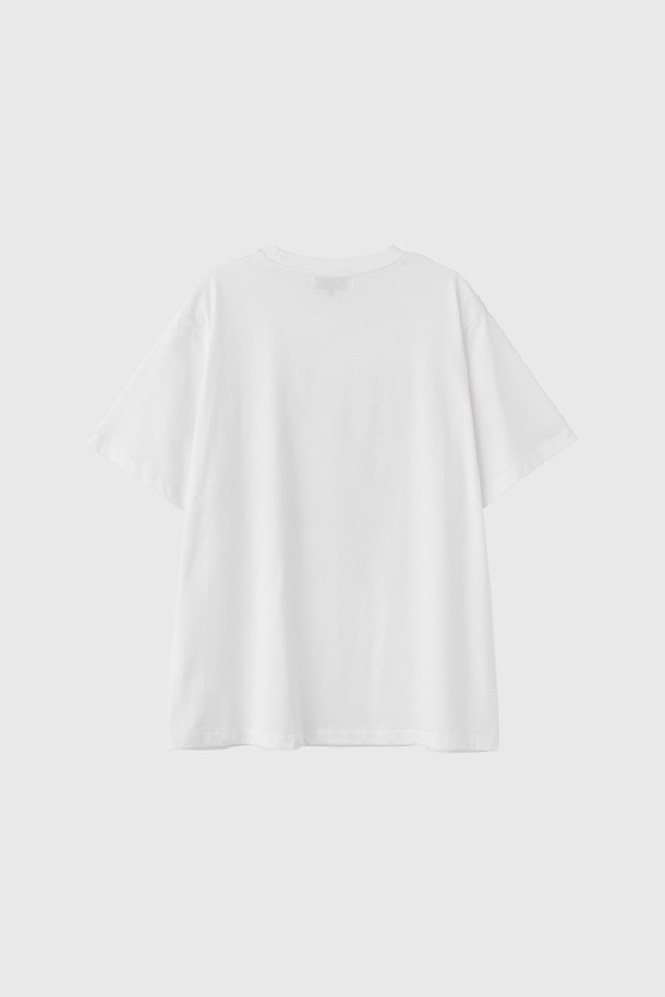GENERAL IDEA - 반소매 티셔츠 - [25SS] WOMAN 후르츠 루즈핏 반팔티 [WHITE LEMON] / WBE2L01537