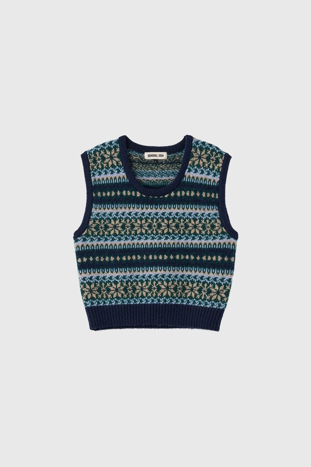 [25FW] WOMAN 페어아일 니트 베스트는 여성스러운 스타일을 완성하는 가을/겨울 시즌 필수 아이템입니다. 부드러운 울 소재와 두꺼운 두께감으로 포근하고 따뜻한 착용감을 선사합니다. 네이비, 블랙, 브라운의 세 가지 색상으로 출시되어 출근룩이나 모임룩 등 다양한 TPO에 활용 가능합니다. 페어아일 및 노르딕 패턴의 클래식한 디자인으로 캐주얼, 미니멀 스타일 모두 소화 가능하며, 레귤러핏 라운드넥 민소매 디자인으로 편안한 착용감을 제공합니다. 니트 조직 특유의 부드러운 촉감이 특징입니다.
