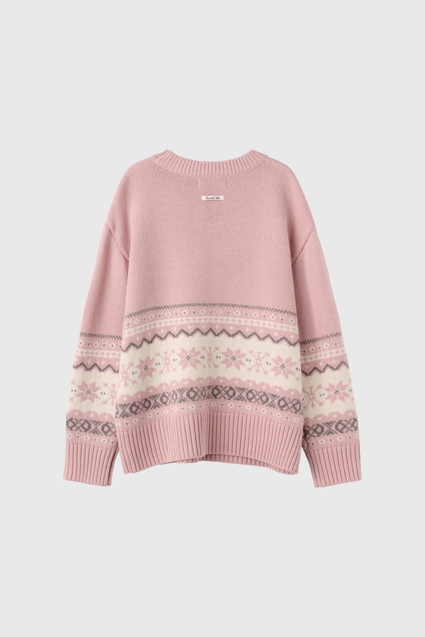 [25FW] WOMAN 스완 노르딕 니트 풀오버는 여성용 상의 니트/스웨터입니다. 겨울, 가을 시즌에 어울리는 두꺼운 두께감과 부드러운 촉감이 특징이며, 일상, 데이트룩, 모임룩에 모두 활용 가능합니다. 레귤러핏의 하프넥 디자인으로 캐주얼, 클래식, 미니멀 스타일을 모두 소화할 수 있으며, 핑크 컬러와 스노우플레이크 노르딕 패턴이 사랑스러운 분위기를 연출합니다. 울 소재의 긴소매 레귤러 기장 풀오버로, 포근하고 따뜻하게 착용할 수 있습니다.
