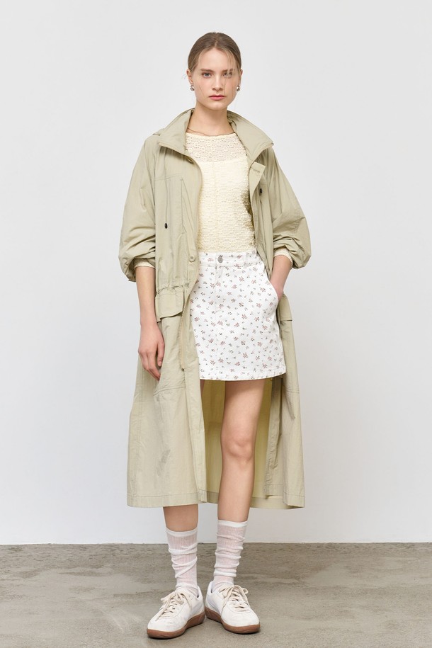 GENERAL IDEA - 점퍼 - [25SS] UNISEX 유틸리티 롱 사파리 점퍼 [BEIGE] /SBE1U07003