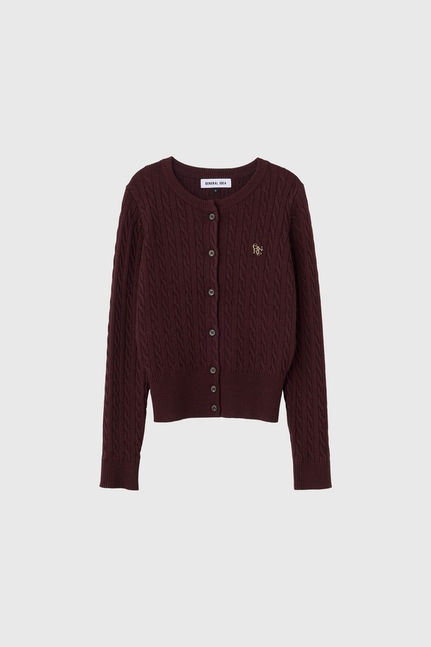 **[25FW] WOMAN GNRL 시그니처 슈퍼파인 울 케이블 가디건 [5COL] / WBD3L04505**

부드러운 촉감의 [25FW] WOMAN GNRL 시그니처 슈퍼파인 울 케이블 가디건입니다. 슈퍼파인 울 소재를 사용하여 보온성과 착용감이 뛰어나며, 라운드 넥 디자인과 레귤러핏으로 편안하게 착용할 수 있습니다. 베이직한 스타일의 케이블 패턴 가디건으로, 데이트룩, 겨울 데일리룩 등 다양한 TPO에 활용하기 좋습니다. 버건디, 네이비, 카키, 차콜 등 4가지 컬러로 출시되었으며, 로고 엠보싱 버튼 디테일과 신축성 있는 소재로 활동성을 더했습니다. 긴 소매 기장과 스탠다드 두께감으로 간절기부터 겨울까지 따뜻하게 입을 수 있습니다.
