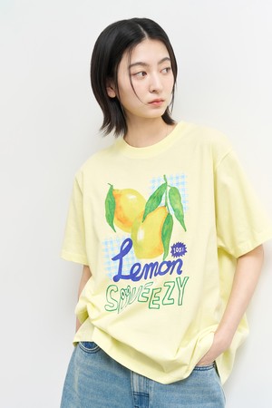 [25SS] WOMAN 후르츠 루즈핏 반팔티 [LEMON LEMON] / WBE2L01537