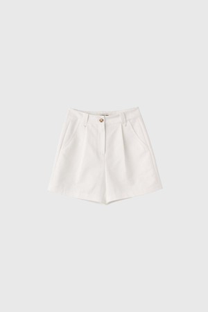 [25SS] WOMAN 코튼 핀턱 쇼츠 [WHITE] / WBE2L12509