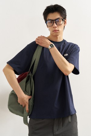 [25SS] UNISEX 뉴아이디어 레귤러 반팔티 [NAVY] / SBE2U01012