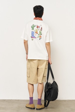[25SS] UNISEX 웨스턴 레귤러 반팔티 [WHITE] / SBE2U01011