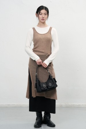 [25FW] WOMAN 울 시스루 레이어드 원피스 [3COL] / WBE3L15501