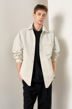 [25FW] MAN 나일론 셔츠 자켓 [3COL] / SBE1M07005