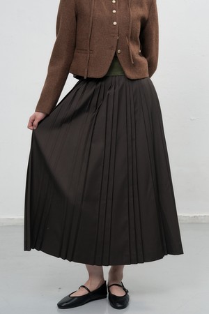 ★ Margarin Fingers★ LOW RISE PLEATS SKORTS (DARK NAVY) MARGARIN FINGERS] [23FW] LOW - RISE PLEATS SKORTS (DARK NAVY)