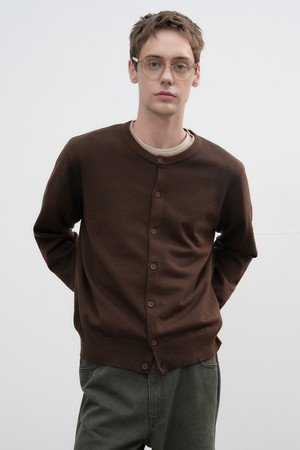 [25FW] MAN 울 레이어드 에센셜 가디건 [2COL] / SBE3M04007