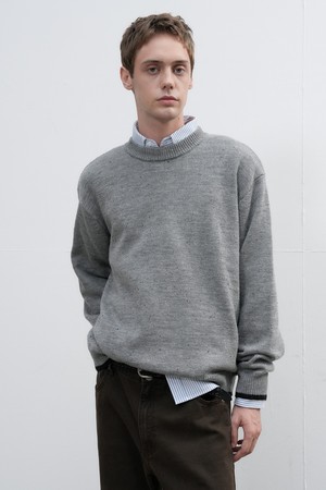 [25FW] MAN 네프사 크루넥 풀오버 [2COL] / SBE3M05001