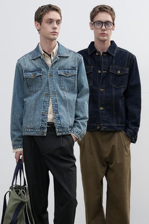 [25FW] MAN 레귤러 데님 자켓 [2COL] / SBE3M09001