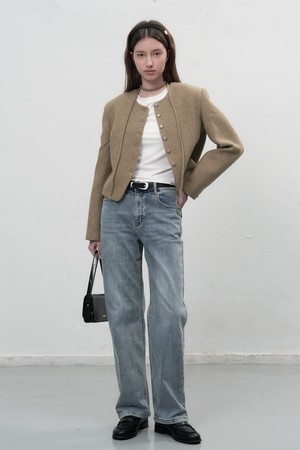 [25FW] WOMAN 기모 스트레치 스트레이트 데님 팬츠 [4COL] / WBD3L11502