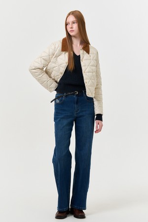 [25FW] WOMAN 기모 스트레치 스트레이트 데님 팬츠 [4COL] / WBD3L11502