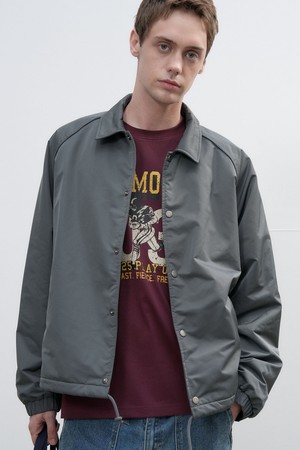 [25FW] UNISEX 플리스 라이닝 코치 자켓 [2COL] / SBE3U07005