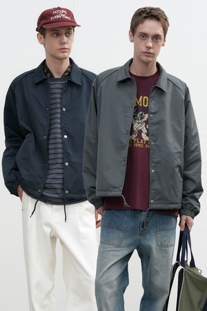 [25FW] UNISEX 플리스 라이닝 코치 자켓 [2COL] / SBE3U07005