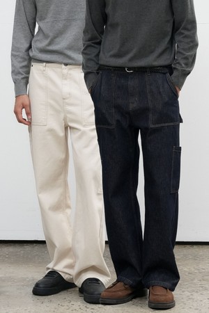 [25FW] MAN 와이드 카펜터 팬츠 [2COL] / SBE4M11009