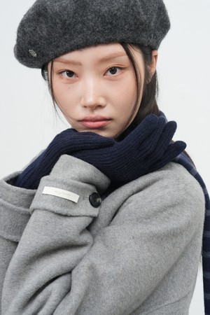 [25FW] WOMAN 핑거홀 레이스 니트 글로브 [5COL] / WBE4L93516